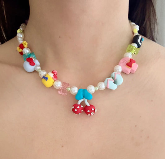 Summer Cherry Necklace🍒✨