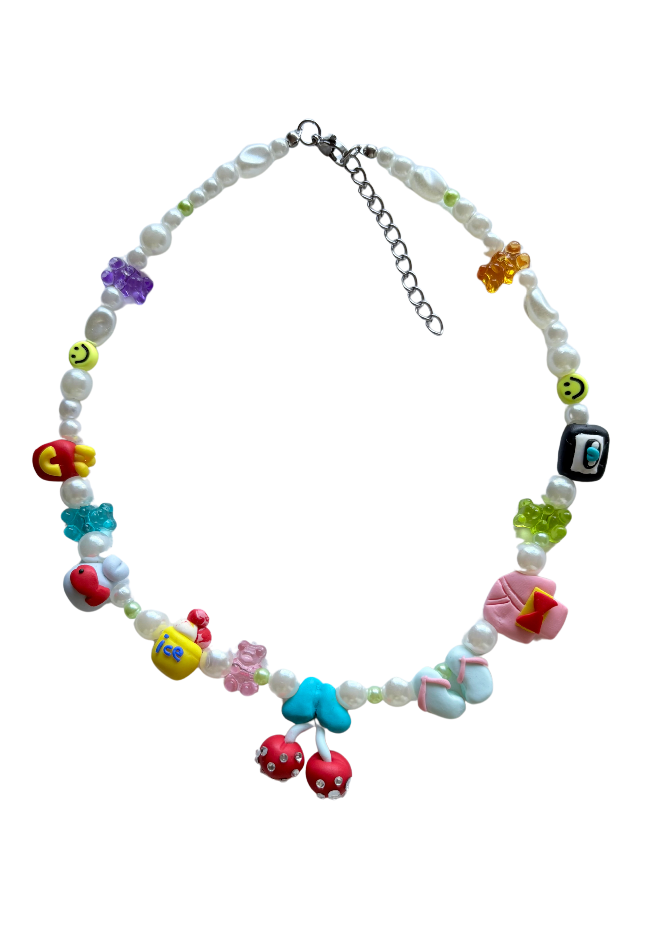 Rainbow Sprinkle ハンドメイド ネックレス – RISA wonders Rainbow Sprinkle ハンドメイド ネックレス – RISA wonders