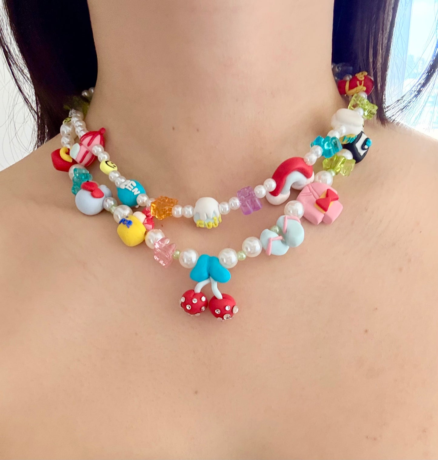 Summer Cherry Necklace🍒✨