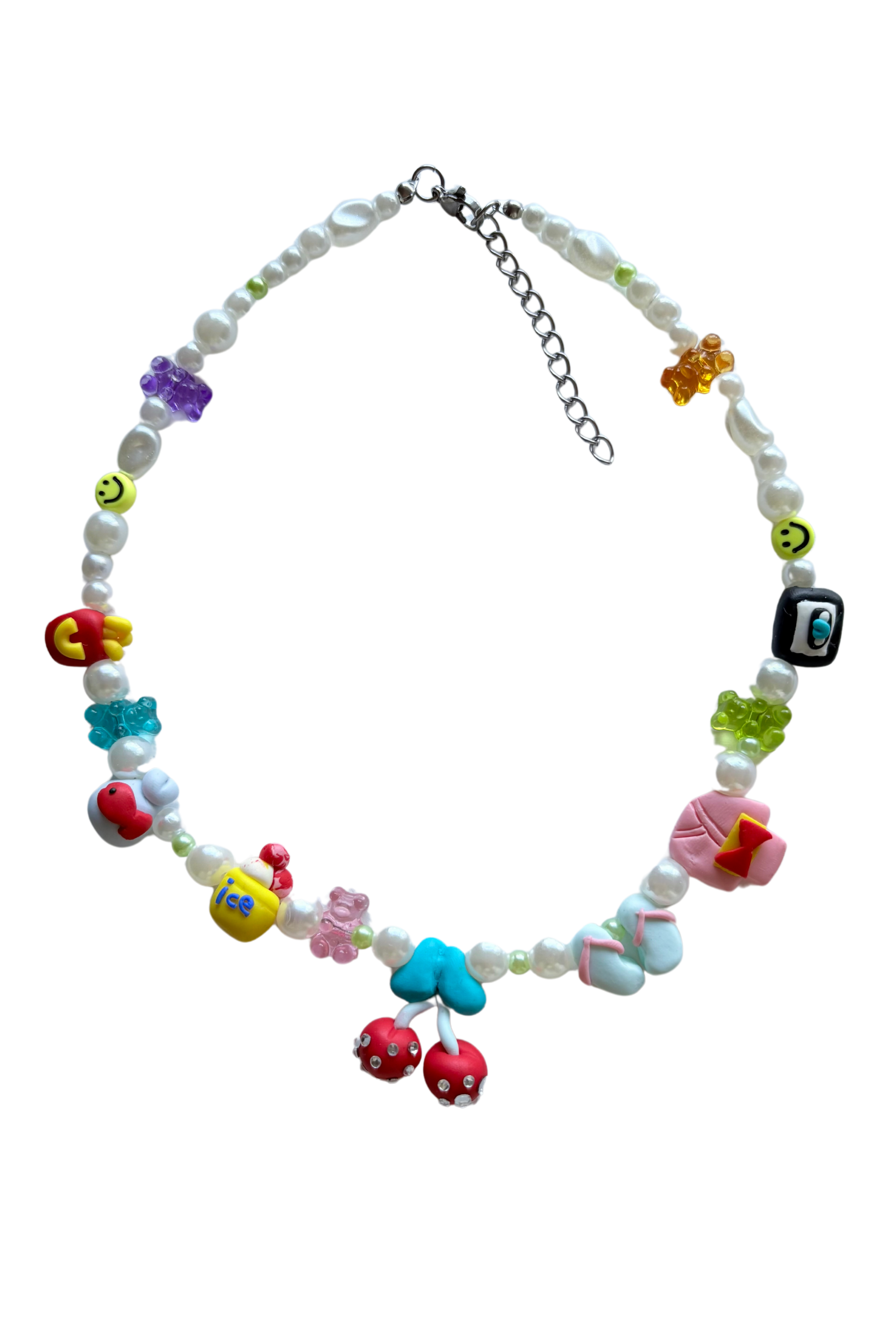 Rainbow Sprinkle ハンドメイド ネックレス – RISA wonders Rainbow Sprinkle ハンドメイド ネックレス – RISA wonders